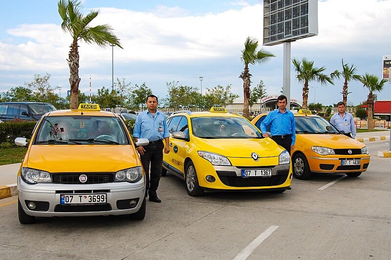 Taxi from Antalya to Side price here