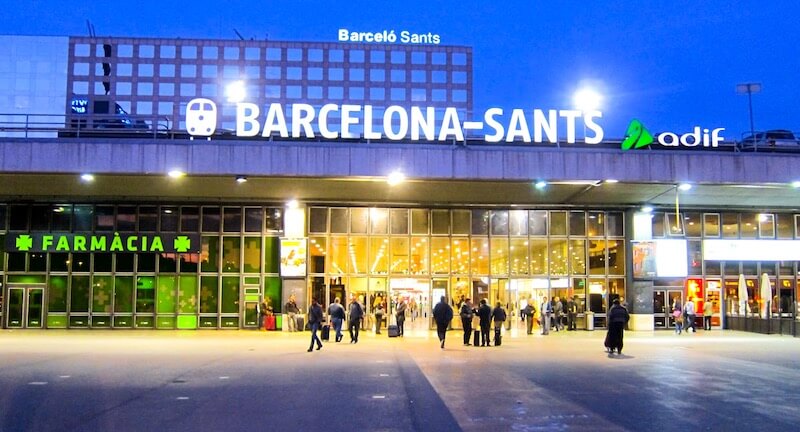 Ж/Д вокзал Барселоны - BARCELONA-Sants
