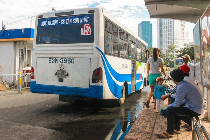 The bus from Ho Chi Minh to Phan Thiet