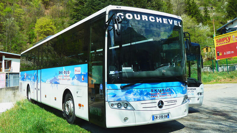 Bus from Geneva to Courchevel