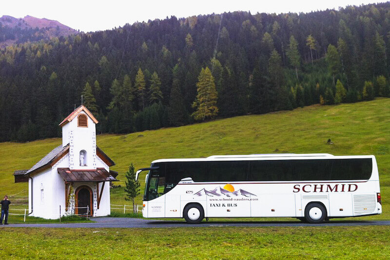 Автобус из Мюнхена в Ишгль
