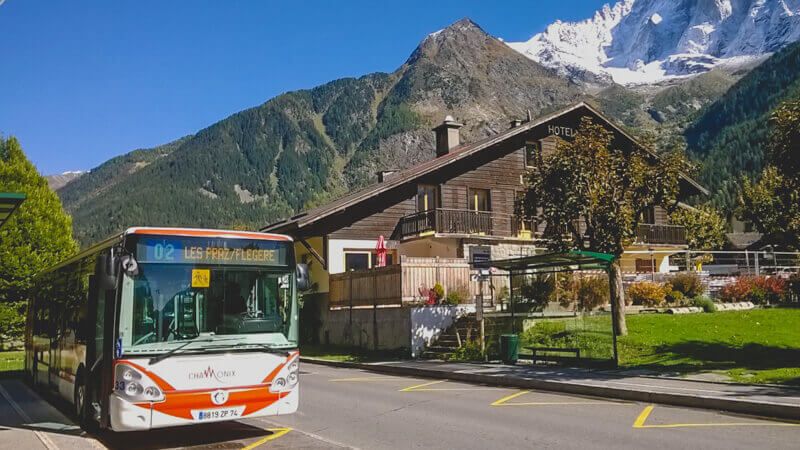 Bus from Geneva to Chamonix