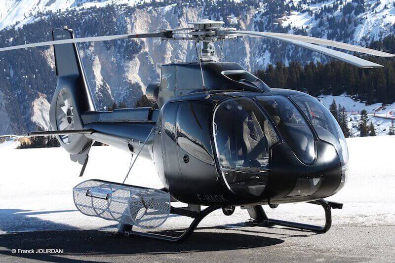 Helicopter from Geneva Airport to Meribel