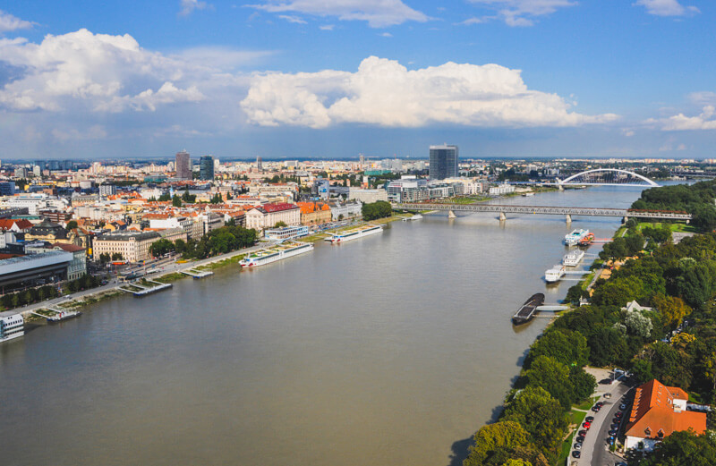 По Дунаю из Братиславы в Вену