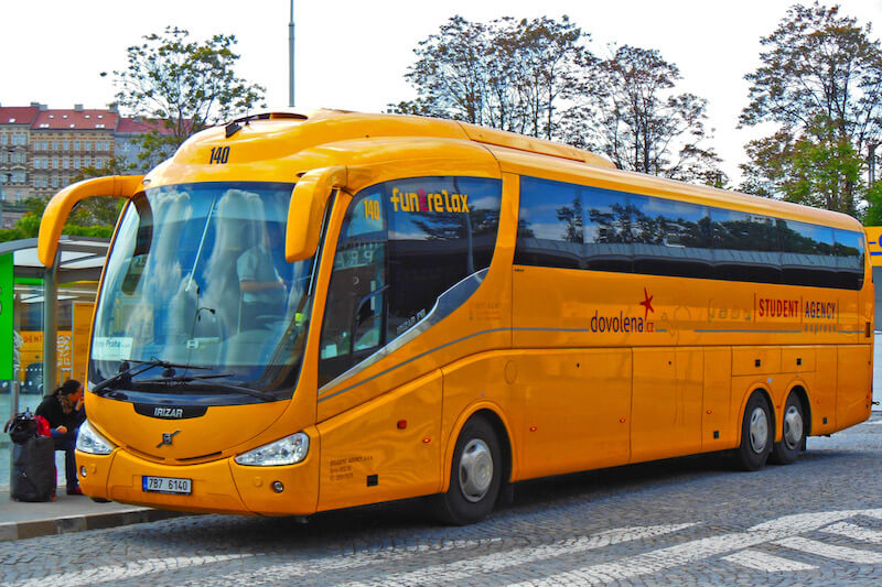 Автобус Student Agency из Праги в Вену