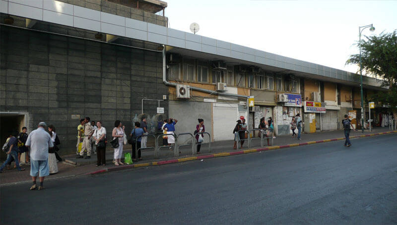 Bus station in Netanya